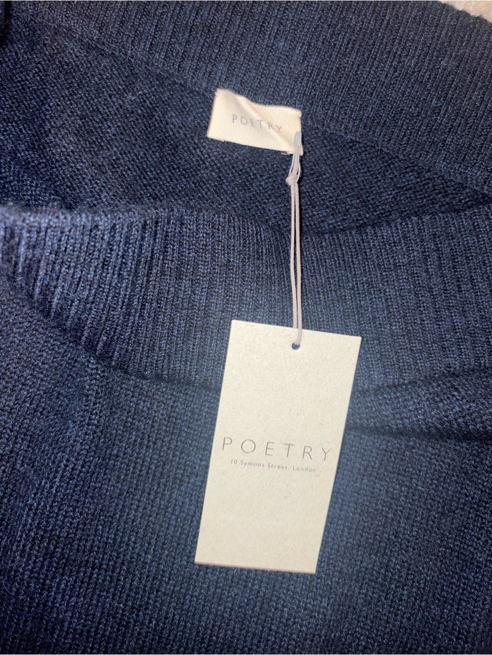 Poetry Fashion Merino Wool & Baby Alpaca Knitted Midi Skirt — Size 14 — NWT - Picture 8 of 9